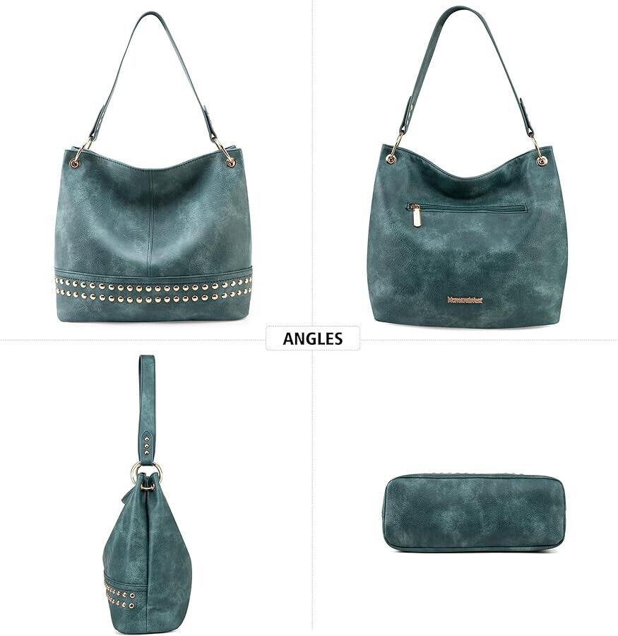 Montana West Hobo Purses and Handbags for Women Vegan Leather Top Handle Bag