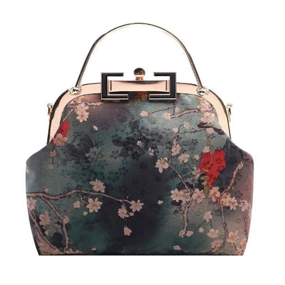 Handmade Bag Pouch Shell Lock Bags Vintage Purse Handbags 120 CM Chain 22*18*6CM