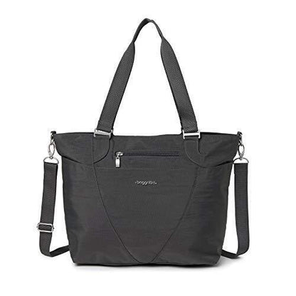 Baggallini womens Travel Avenue Tote, Charcoal, One Size US Size, Charcoal