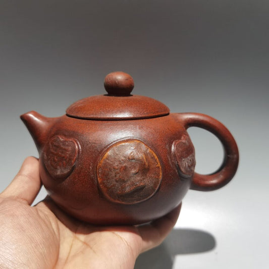 Chinese Yixing Zisha Clay Handmade Exquisite Kung Fu Tea Set Teapot 品名文革西施 底款顾景舟