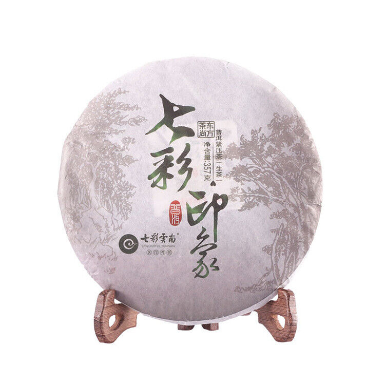 357g COLOURFUL YUNNAN Impression Puer Pu-erh Tea Cake Chinese Raw Pu'er SHEN