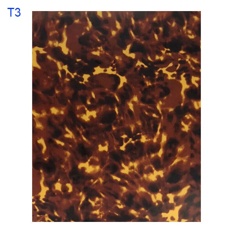 Acoustic Guitar Pickguard Material Self Adhesive Tortoise Plate Sheet 29x19x.6cm