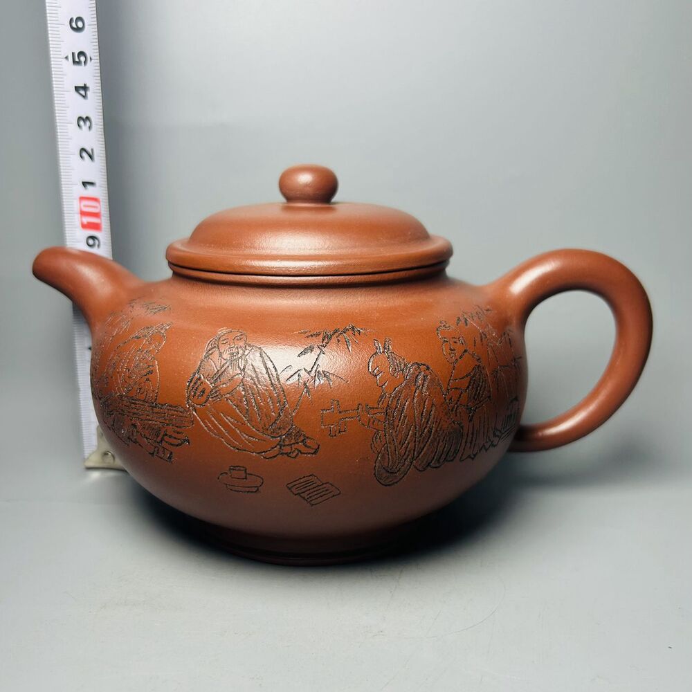 Vintage Chinese Yixing Purple Clay Teapot Zisha Ceremony Teaware Collection Rare