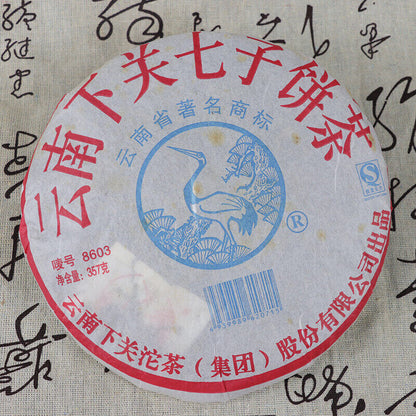 8603 * 2007 Yunnan Xiaguan Old Aged Pu-erh Pu'er Shen Puerh Puer Tea Raw 357g