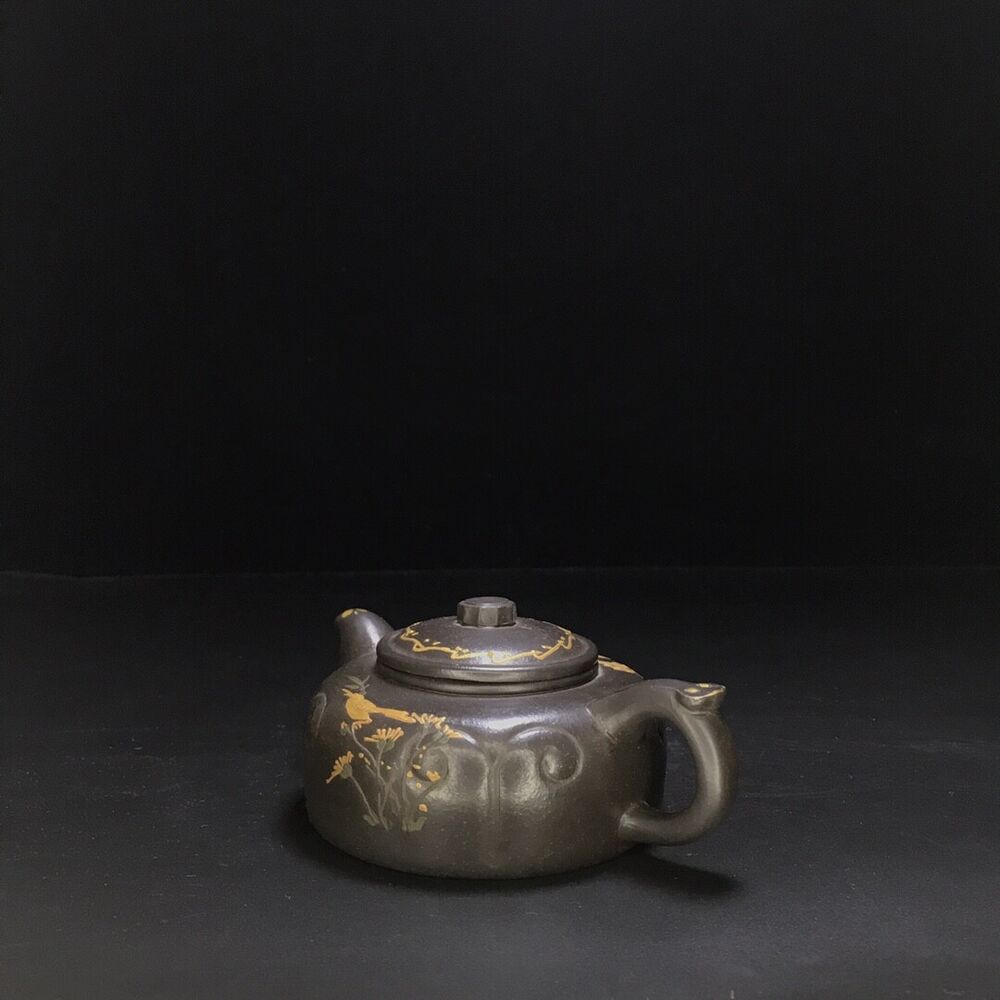 vintage chinese yixing purple clay teapot zisha ceremony teaware collection rare