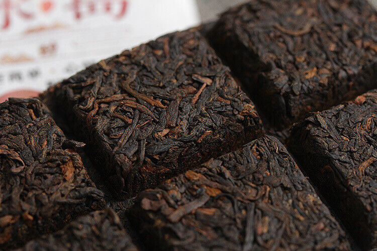 50g Yunnan Pu'er Icelandic Mellow Old Tree Ripe Chocolate Tea Brick Spring Tea