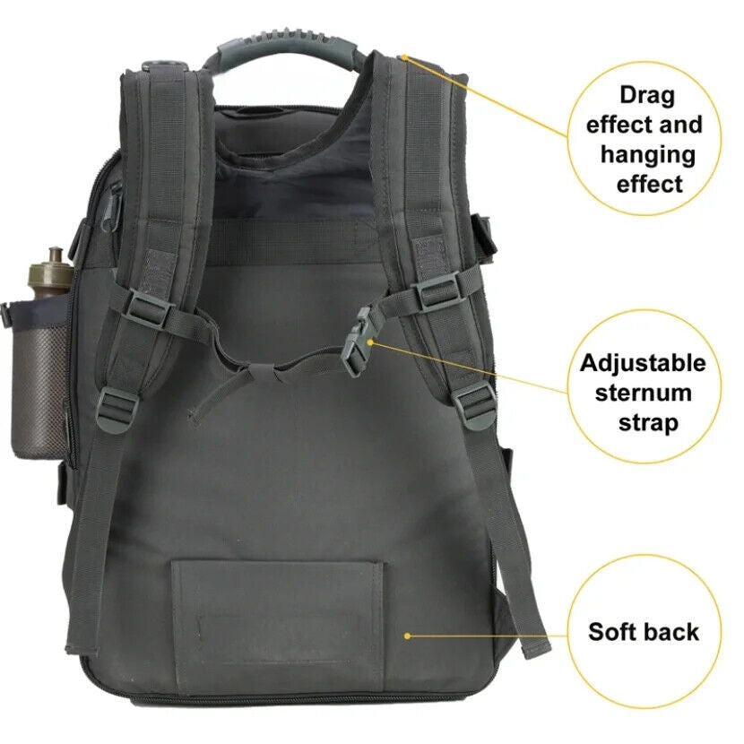60L 25L Tactical Backpack Men Travel HikingTrekking Outdoor Bag Men's Backpacks