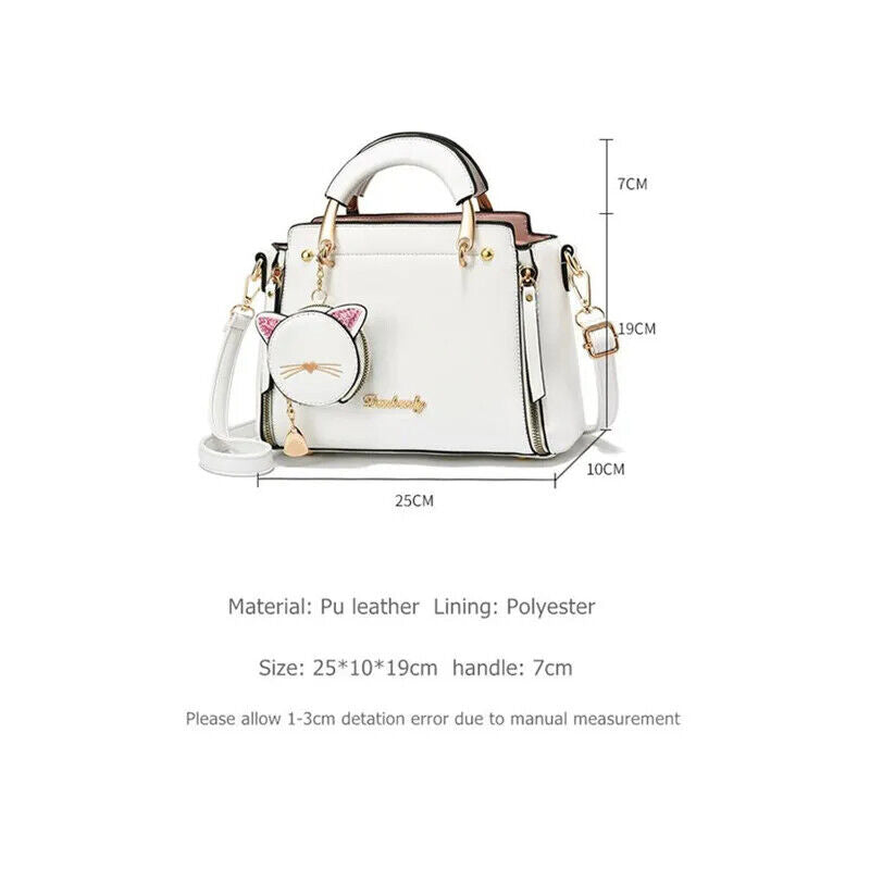 Summer Women Bag Totes Ladies Shoulder Purse & Handbag Sweet White Shoulder