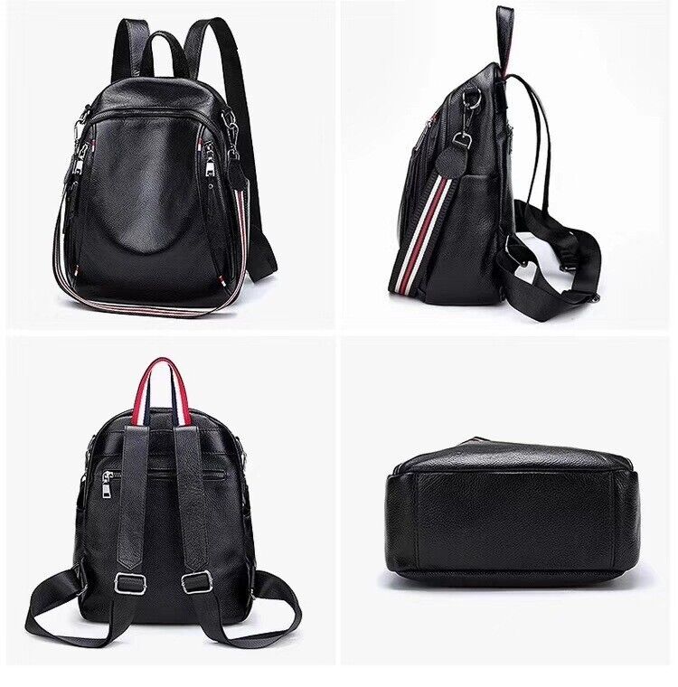 100% Genuine Leather Colorful Patchwork Handbag Women's Tote Shoulder Bag