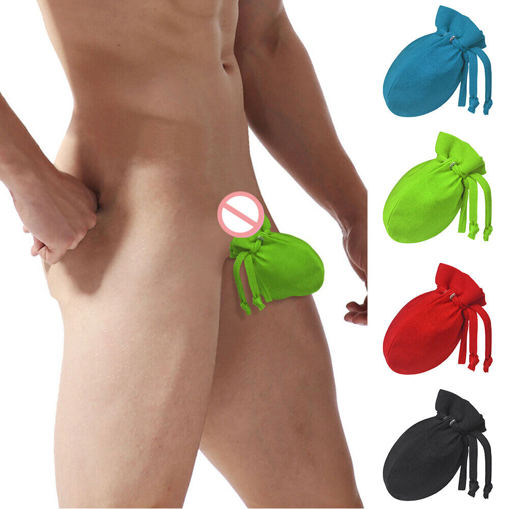 5/1x Mens Soft Ball Bag Gay Lingerie Underwear Sexy Bikini Tanga Bulge Pouch US