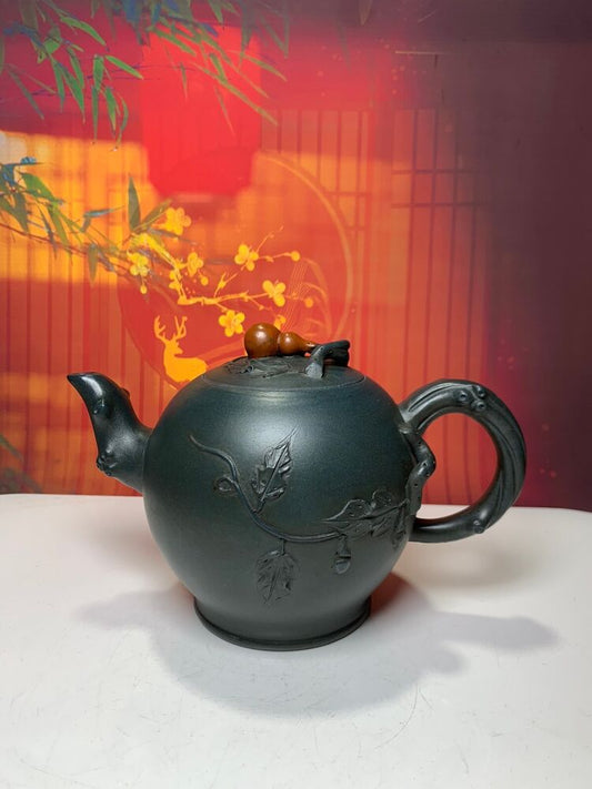 Chinese Yixing Zisha Clay Handmade Exquisite Teapot 品名：葫芦 底款: 如图