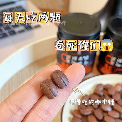 Concentrated High Factor Black Coffee Bean Pressure Candy Chewable Snack 56g