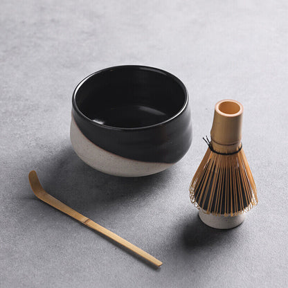Ceramic Matcha Sets with Bamboo Whisk Chinese Tea Ceremony Set