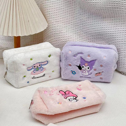 Cinnamoroll My Melody Pochacco Kuromi Cosmetic Bag Storage Bags Pencil Case