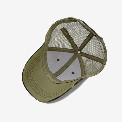 Camuflaje Gorras de Hombre Mujer Snapback Moda Gorra Con Malla Cups