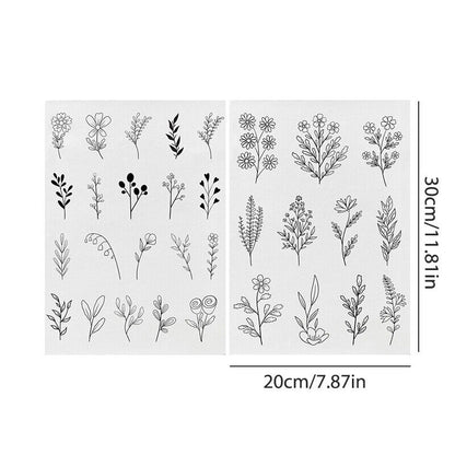Water Soluble Stabilizer For Embroidery Stick And Stitch Embroidery Paper Tear