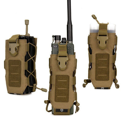 Tactical Nylon Water Bottle Pouch Canteen Cover Holster Hiking Kettle Bag