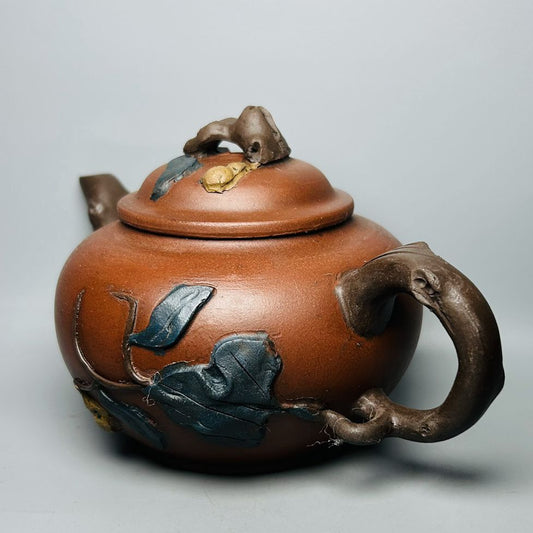 Vintage Chinese Yixing Purple Clay Teapot Zisha Ceremony Fashion Gift Teaware