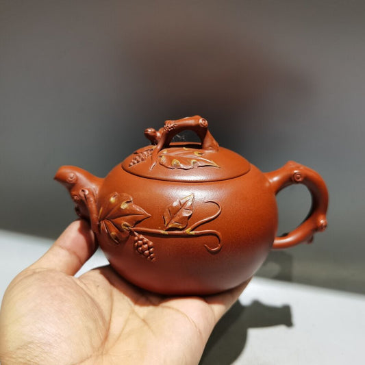 chinese yixing purple clay teapot tea set pot zisha ceramic cute decor figurine