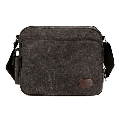 Vintage Military Men Canvas Crossbody Bag Casual Satchel Messenger Shoulder Bags
