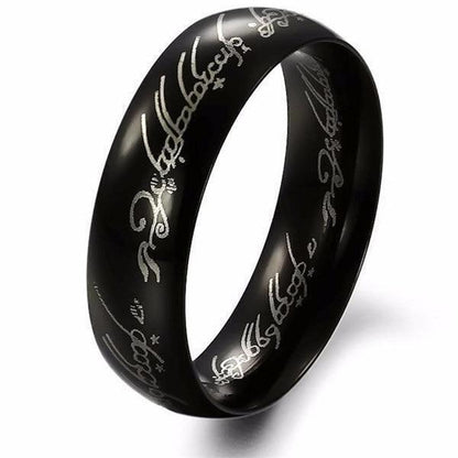 Fashion Lord of the Rings One Ring LOTR Stainless Steel Men's Ring Size 6-13