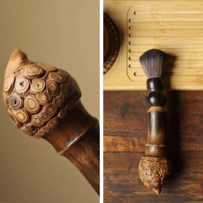 Natural Bamboo Tea Brush|Tea Accessories|Pot Brush|Tea Pet Brush