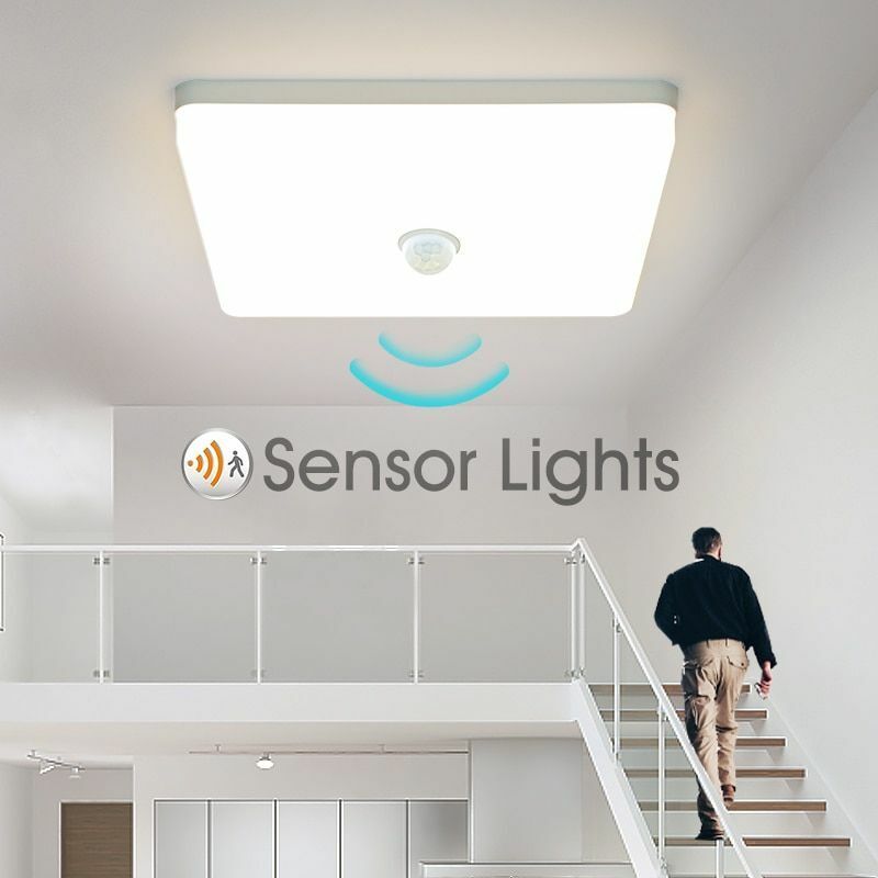 LED Ceiling Lights PIR Motion Sensor Smart Lighting AC85-265V 9W 13W 18W 24W 36W