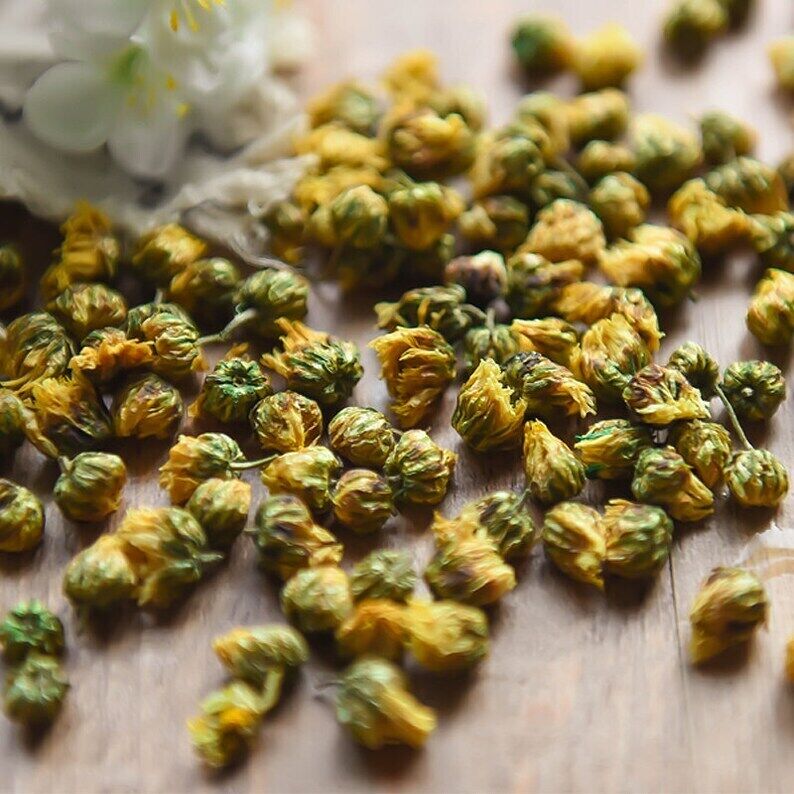 Organic Dried Chrysanthemum Buds Tea Dried Herbal Teas Makes A Healthy Tea