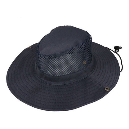 Summer Bucket Boonie Hat Fishing Sun Brim Cool Mesh Top Garden Outdoor Cap Hats