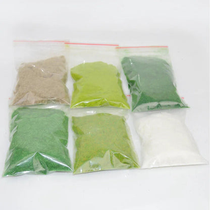 Static Grass Powder 3MM Simulation Turf Flocking Nylon Toy Model Scenery Making