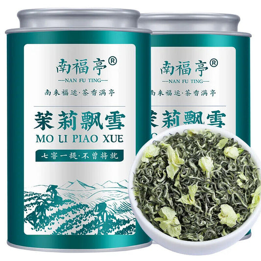 Premium Jasmine Snow Flower Tea Jasmine Flower Tea Canned 250g