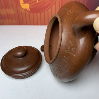 Vintage Chinese Yixing Purple Clay Teapot Zisha Ceremony Fashion Gift Teaware