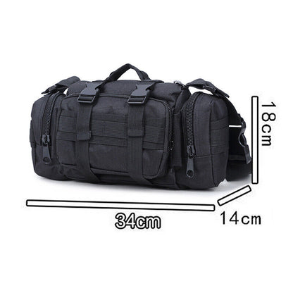 Men's Military Tactical Waist Bag Outdoor Camping Shoulder Chest Bag Fanny Pack