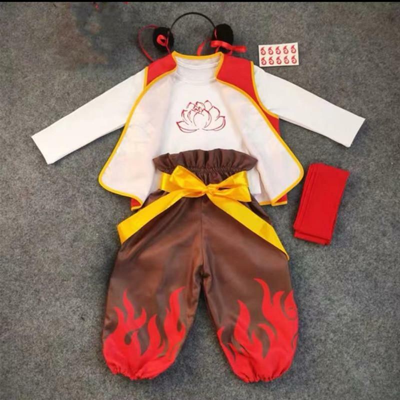 Children's Nezha Animation Costume Nezha Performance Suit New