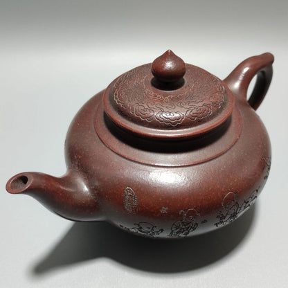 Vintage Chinese Yixing Purple Clay Teapot Zisha Ceremony Teaware Collection Rare