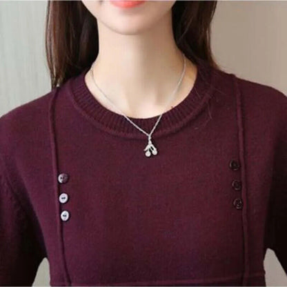 Autumn Winter Women Sweater Pullover Knitwear Sweater O-neck Sweater Clothes