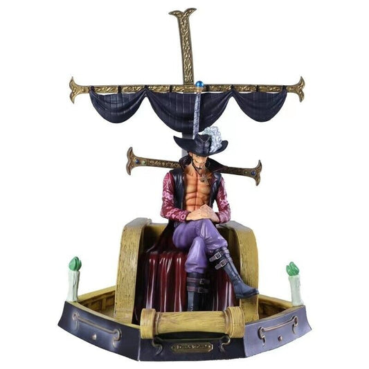 Anime One Piece Dracule Mihawk PVC Action Figure Model Statue Collection Toys