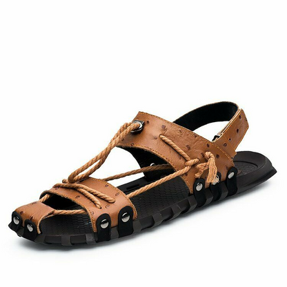 Mens Close Toe Hollow Out Sandals Sports Flats Beach Outdoor Shoes Summer Casual