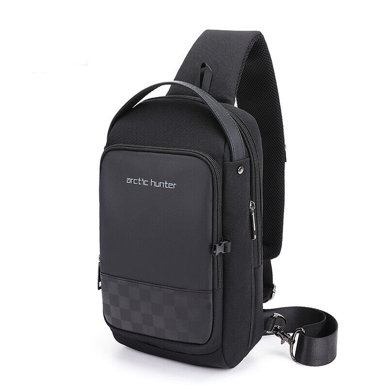 Men's Sling Backpack, Oxford cloth Waterproof Crossbody Bag Outdoor Sport Bags