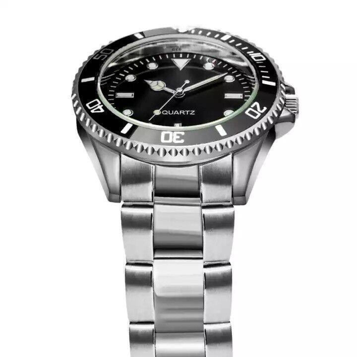 Men's Sports Diver Watch Swiss Style High Quality Movement Stainless Steel