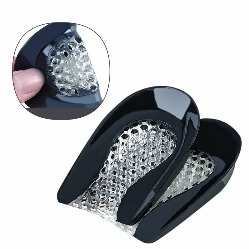 Women Insoles Heel Cushion Inserts Shoe Bone Spurs Pain Relief Cup Pads Silicone