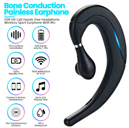 Audifonos inalambricos Bluetooth 5.0 Auriculares Universal Para Telefonos Cell