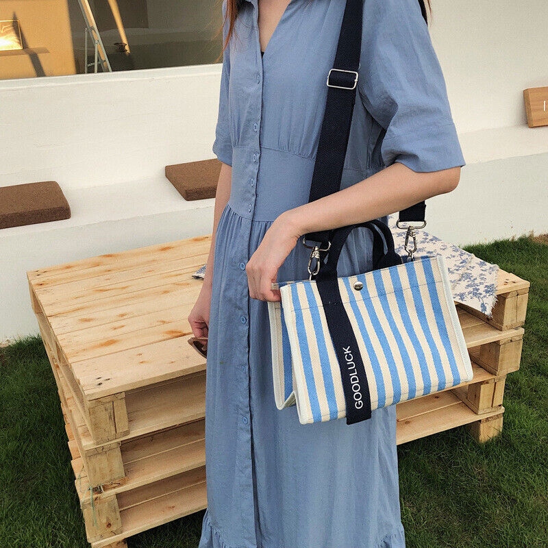 Women Shoulder Bag Canvas Sling Bags Crossbody Handbag Mommy Travel Handbags