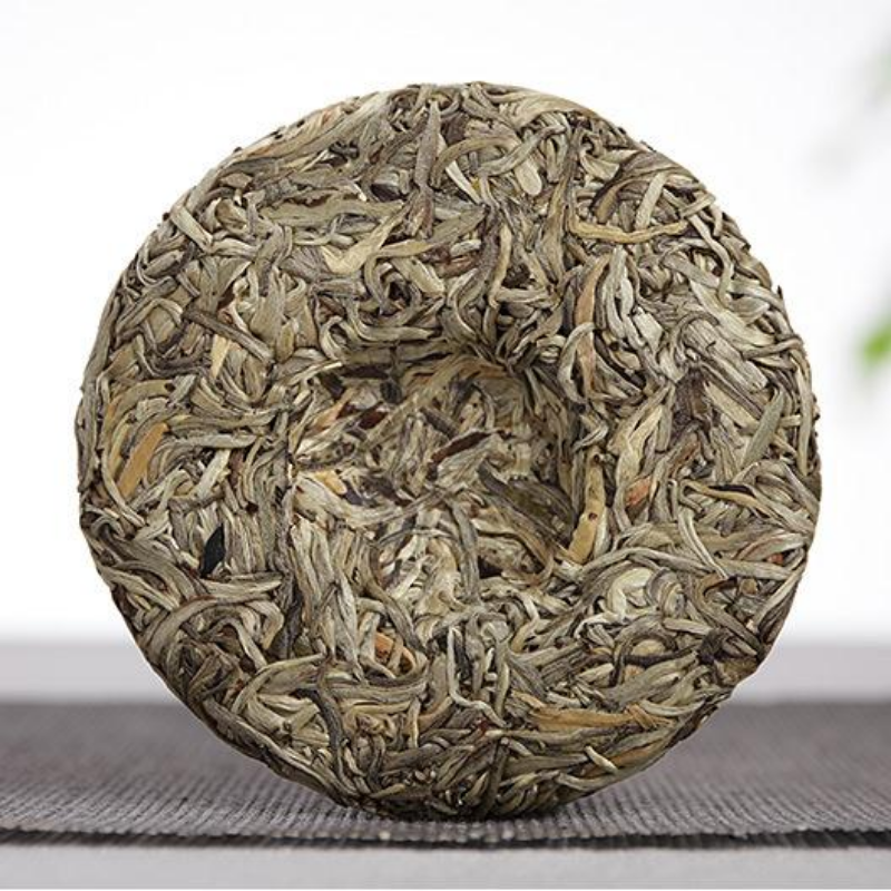 100g White Tea Small Cake Baihaoyinzhen White Tea Silver Needle Aged White Tea