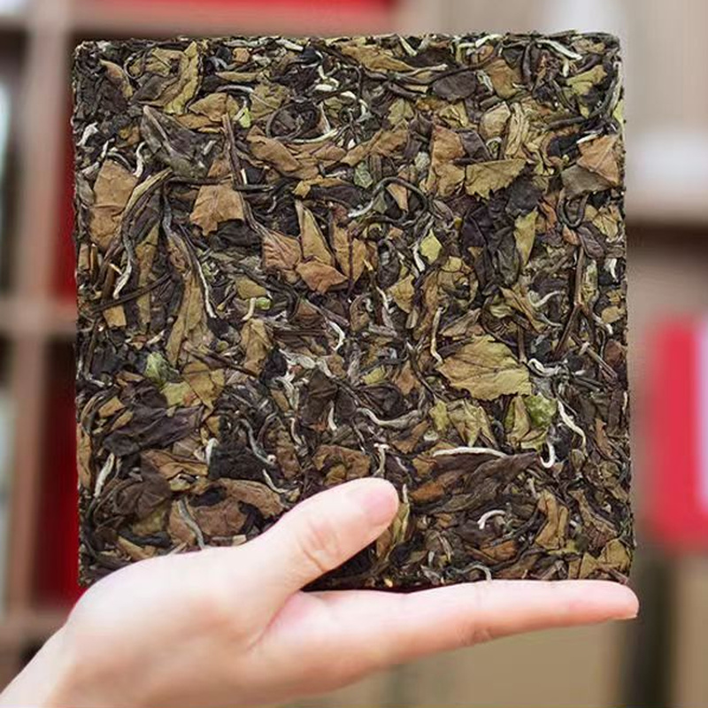 200g Shoumei Old White Tea Brick High Quality Fuding Organic Tea Aged White Tea