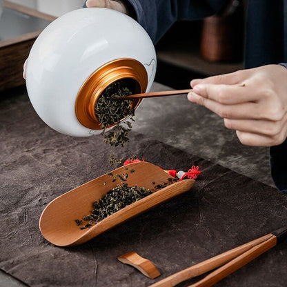 Natural Bamboo Tea Spoon Tea Ceremony Set|Bamboo Tea Accessories