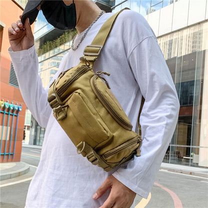 1000D Oxford Men's Belt Pack Shoulder Messenger Bag Tactical Chest Bags