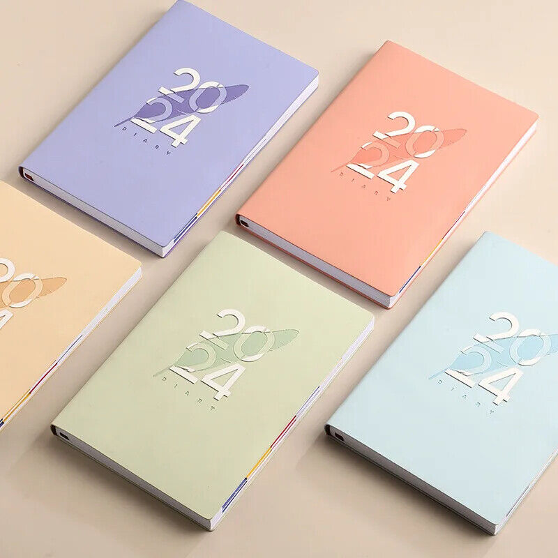 2024 Planner Notebooks A5 Agenda Journals Kawaii Notepad Diary Weekly To Do List