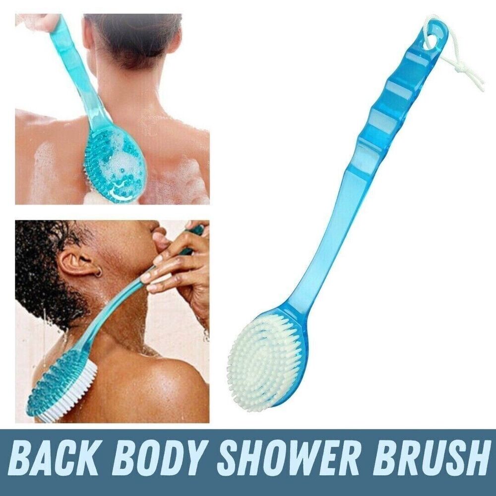 Back Scrubber for Shower Long Handle Back Brush Full Body Shower Cleaning Brush