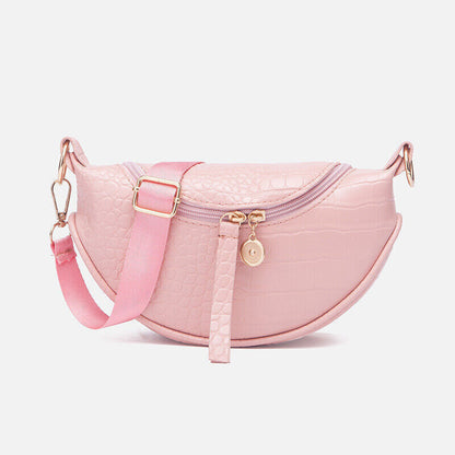 PU Leather Women's Bag Chest Bag Zipper Women's Shoulder Messenger Bag Handbags